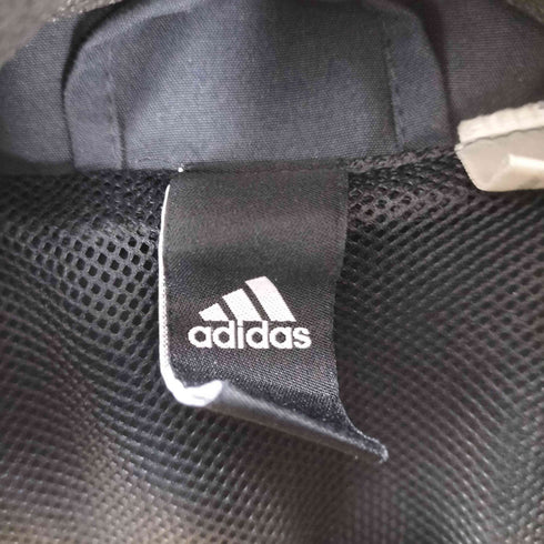アディダス adidas ロゴプリント 3ストライプウィンドジャケット メンズ