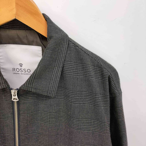 ロッソ ROSSO URBAN RESEARCH ジップアップ グレンチェック ブルゾン メンズ JPN:S