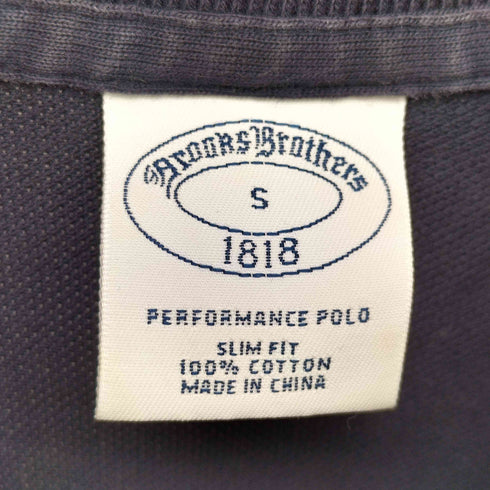 ブルックスブラザーズ BROOKS BROTHERS ロゴ刺繍 S/S ポロシャツ メンズ import:S