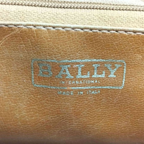 バリー BALLY Bロゴ レザー 型押し ミニボストンバッグ レディース