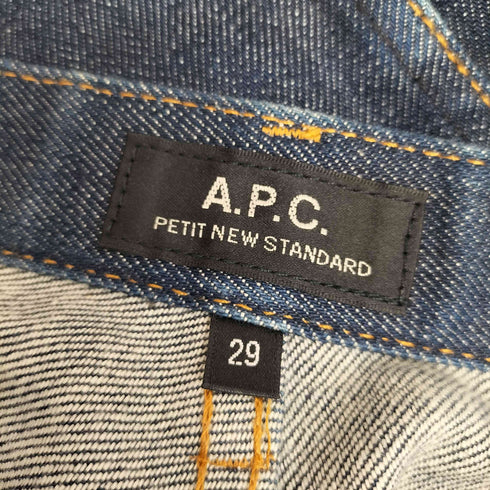 アーペーセー A.P.C. petit new standard ボタンフライ デニムパンツ メンズ 29
