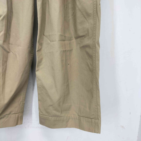 マーカウェア markaware 41 KHAKI WIDE ORGANIC COTTON DRY TWILL メンズ JPN:2