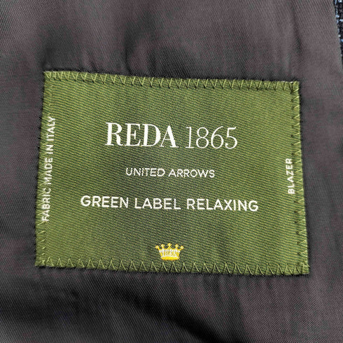 グリーンレーベルリラクシング GREEN LABEL RELAXING REDA メッシュ チェック 2B RG ジャケット メンズ JPN:46