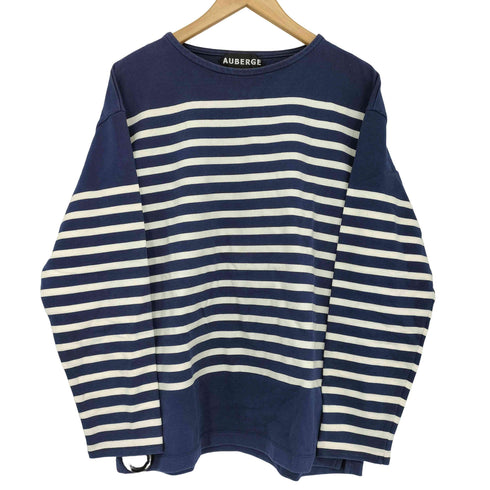 オーベルジュ AUBERGE BIG CHARLOTTE ボーダーカットソー ロングスリーブTシャツ メンズ JPN:44