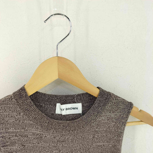 リリーブラウン Lily Brown レイヤードニットワンピース レディース ONE SIZE