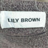 リリーブラウン Lily Brown レイヤードニットワンピース レディース ONE SIZE