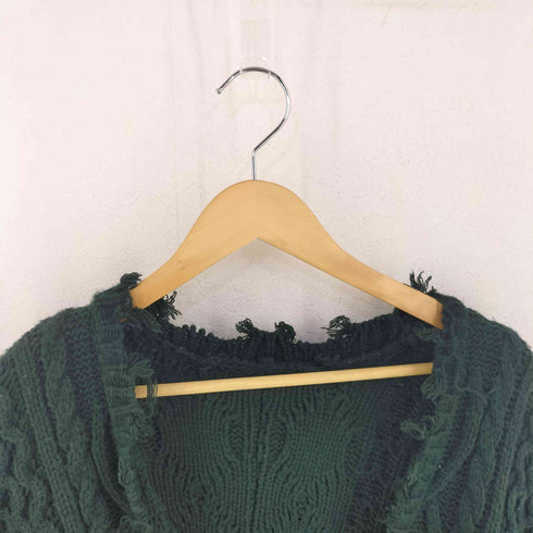 ペルーシュ Perushu カットオフデザインアクリルカーディガン メンズ import:M