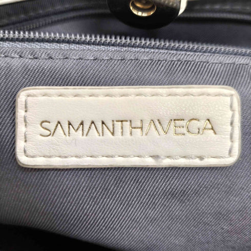 サマンサベガ Samantha Vega ロゴテープデニム A4トートバッグ レディース