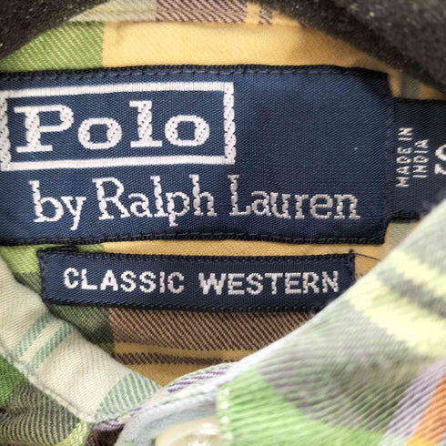 ポロバイラルフローレン Polo by RALPH LAUREN CLASSIC WESTERN ウエスタンシャツ メンズ S