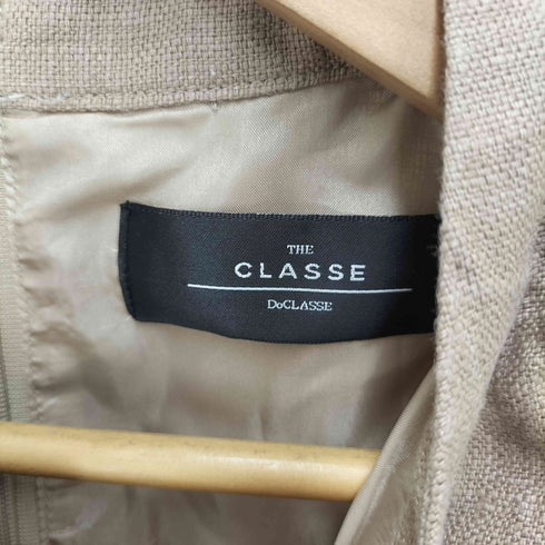 ドゥクラッセ DoCLASSE 極リネン・バンドカラーワンピース レディース JPN:9号