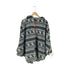 コロンビア Columbia 総柄 フリース ポンチョ レディース import:M