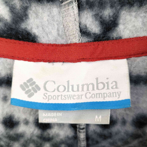 コロンビア Columbia 総柄 フリース ポンチョ レディース import:M