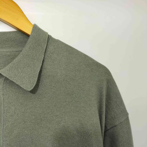 クレプスキュール crepuscule 23SS Knit Shirts L/S ロングスリーブニットシャツ メンズ JPN:2