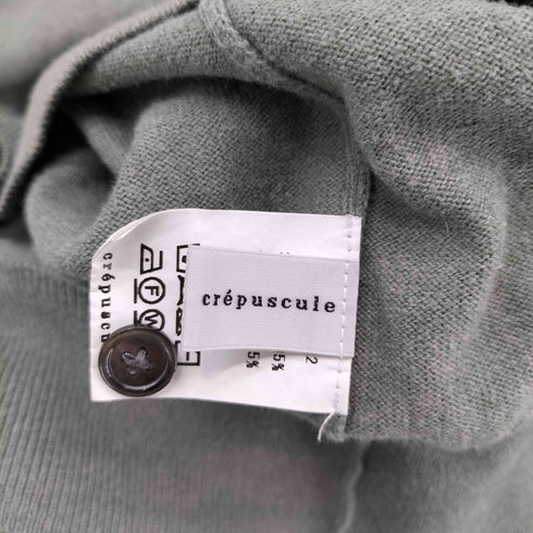 クレプスキュール crepuscule 23SS Knit Shirts L/S ロングスリーブニットシャツ メンズ JPN:2
