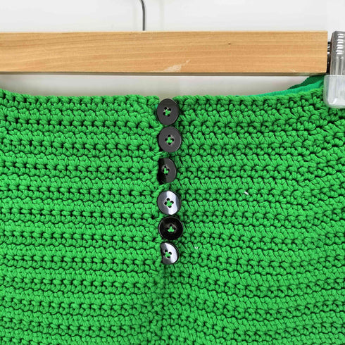 アカネウツノミヤ AKANE UTSUNOMIYA KNITWEAR ウッドビーズスカート レディース JPN:36