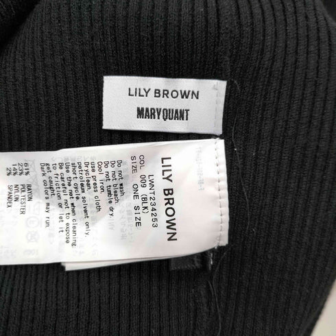 マリークワント MARY QUANT LILY BROWN MARY QUANT ハイネックニット レディース ONE SIZE