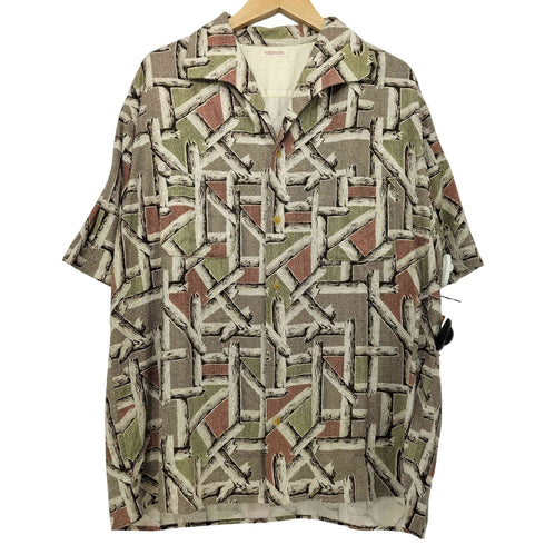 ナイスネス NICENESS 24SS BEAN プリンテッドシルクネルシャツ S/S メンズ JPN:M