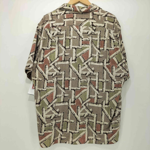 ナイスネス NICENESS 24SS BEAN プリンテッドシルクネルシャツ S/S メンズ JPN:M