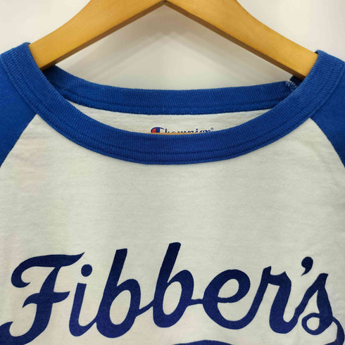 チャンピオン Champion FIBBERSロゴ ラグラン クルーネックロンT メンズ import:M
