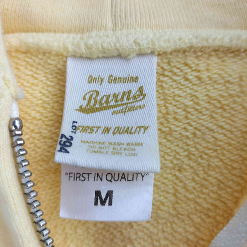 バーンズ アウト フィッターズ BARNS OUT FITTERS ダブルジップアップパーカー メンズ JPN:M
