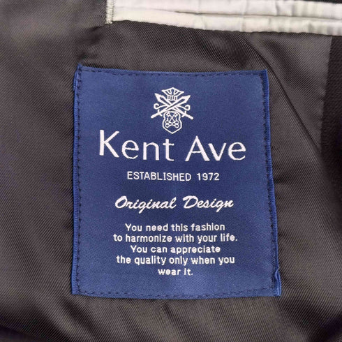 ケントアヴェニュー kent ave. ウール混 2B シングルテーラードジャケット ストレートスラックス セットアップ メンズ 175