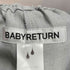 BABY RETURN ドローストリング ギャザー ワイド イージーパンツ レディース