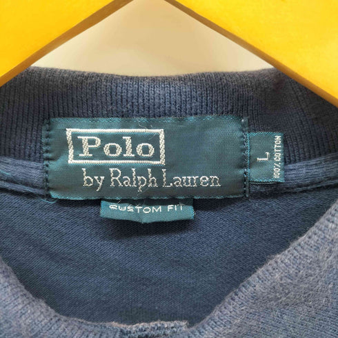 ポロバイラルフローレン Polo by RALPH LAUREN ビッグポニー刺繍 ポロシャツ メンズ import:L