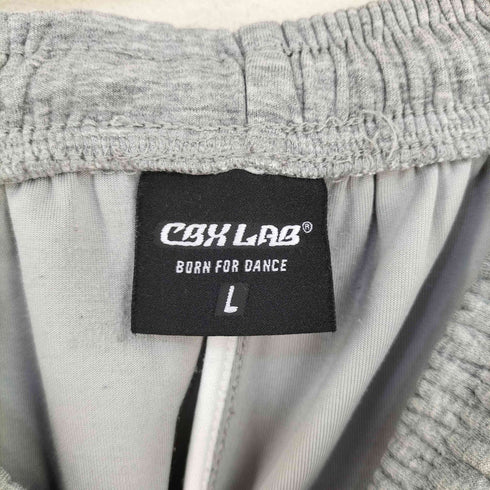 CBXLAB ロゴ刺繍 ワイドスウェットパンツ メンズ L