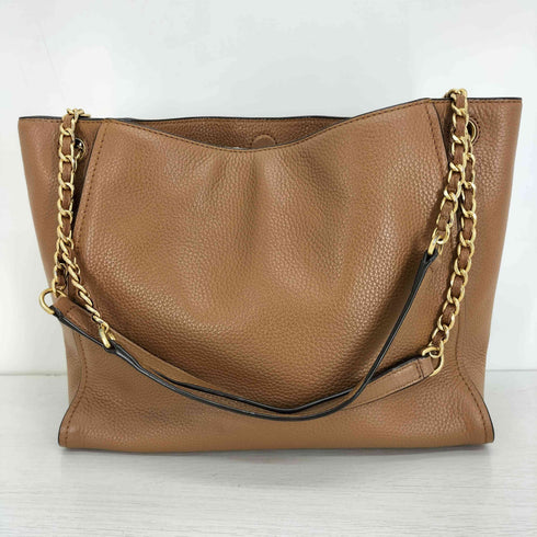 トリーバーチ TORY BURCH ブリテン カーフレザー チェーン トート シボ革 レディース