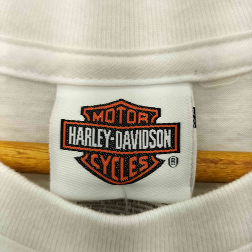 ハーレーダビッドソン HARLEY-DAVIDSON USA製 ピンナップガール プリント 半袖Tシャツ メンズ L