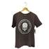 N NUMBER 復刻 穴あき加工 ドクロ プリントクルーネックTシャツ メンズ 3