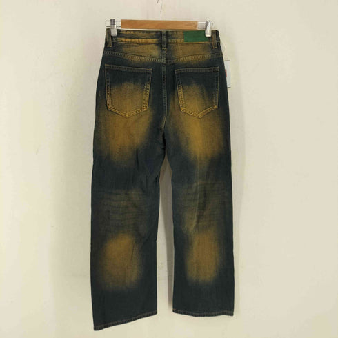 JEANS Y2K マッド加工 セミフレアデニム メンズ M