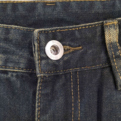 JEANS Y2K マッド加工 セミフレアデニム メンズ M