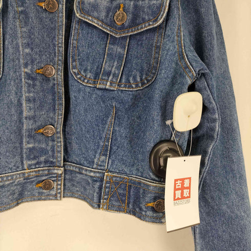 キャサリンハムネットロンドン KATHARINE HAMNETT LONDON エポレット付き クロップドデニムジャケット レディース import:M