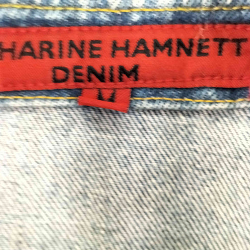 キャサリンハムネットロンドン KATHARINE HAMNETT LONDON クロップドデニムジャケット レディース import:M
