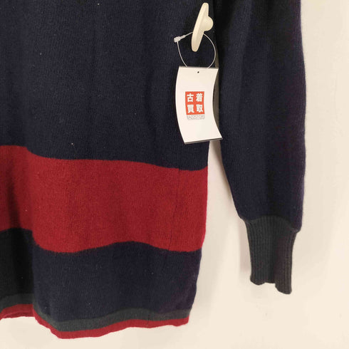 エンポリオアルマーニ EMPORIO ARMANI マルチカラータートルネックニットワンピース レディース US32