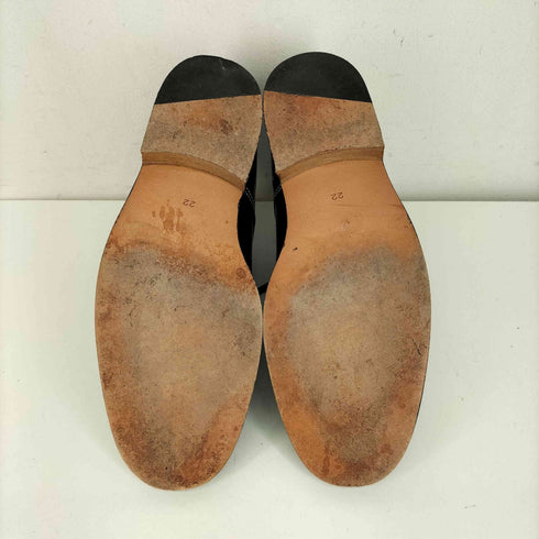 トリココムデギャルソン tricot COMME des GARCONS レースアッププレーントゥレザーシューズ レディース JPN:22