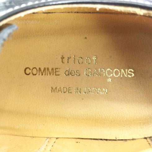 トリココムデギャルソン tricot COMME des GARCONS レースアッププレーントゥレザーシューズ レディース JPN:22
