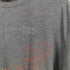 NEWJNXS フロントプリント クルーネック Tシャツ メンズ XL