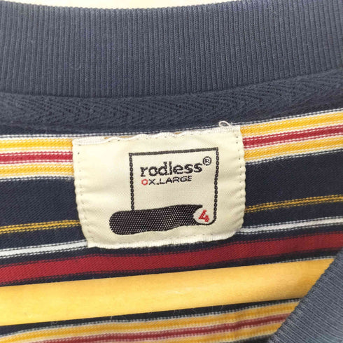 rodless S/S ボーダー Tシャツ メンズ 4