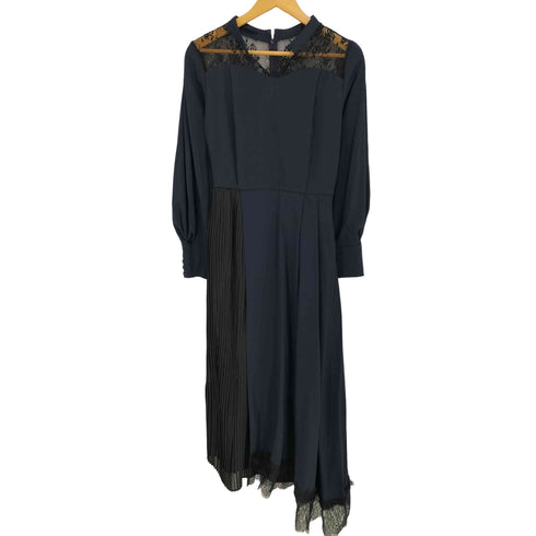 アメリ AMERI アシンメトリープリーツワンピース レディース JPN:M