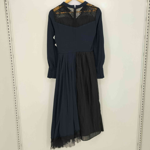 アメリ AMERI アシンメトリープリーツワンピース レディース JPN:M