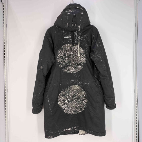 ボリスビジャンサベリ 11 by Boris Bidjan Saberi Snow Bleach スノーブリーチ 背面刺繍 ロングコート メンズ