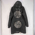 ボリスビジャンサベリ 11 by Boris Bidjan Saberi Snow Bleach スノーブリーチ 背面刺繍 ロングコート メンズ