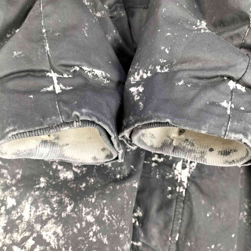 ボリスビジャンサベリ 11 by Boris Bidjan Saberi Snow Bleach スノーブリーチ 背面刺繍 ロングコート メンズ