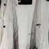 ボリスビジャンサベリ 11 by Boris Bidjan Saberi Snow Bleach スノーブリーチ 背面刺繍 ロングコート メンズ