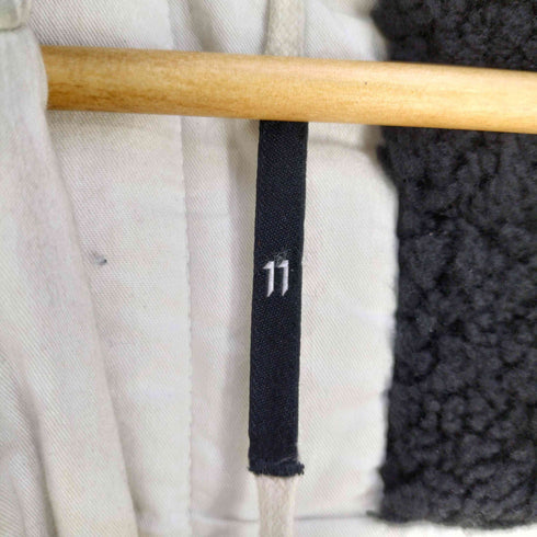 ボリスビジャンサベリ 11 by Boris Bidjan Saberi Snow Bleach スノーブリーチ 背面刺繍 ロングコート メンズ