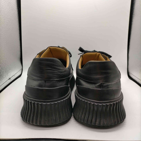 ジルサンダー JIL SANDER 22AW Platform Leather Sneakers MADE IN SPAIN スペイン製 プラットフォーム レザー スニーカー メンズ EUR:44