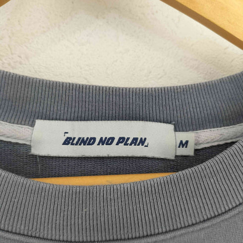 BLIND NO PLAN 両面プリントロゴ クルーネックスウェット メンズ M