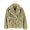 ザラ ZARA フェイクファー ショート コート レディース import:M